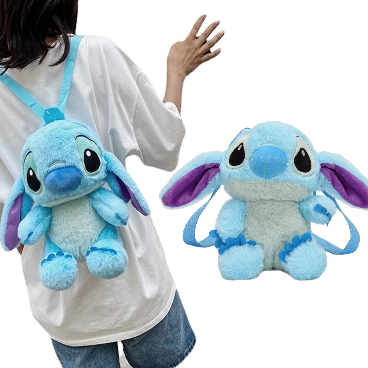 glitter mini stitch small backpack