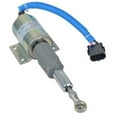 thumbnail image 1 of OEM Grade Fuel Shutdown Solenoid 24V 3-Wire Intermittent Duty Compatible with Cummins 6CT 8.3L Diesel Engine John Deere 2054 2056 2058 1185 Combines RE502474 RE516083 3926412, 1 of 2