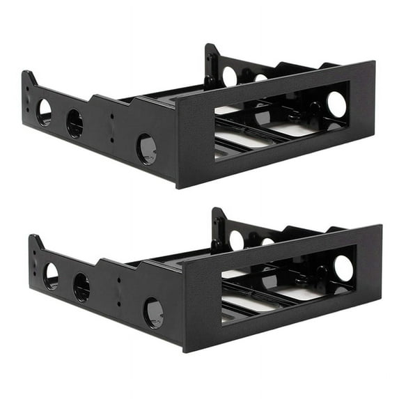 NEW 2X 3.5 to 5.25 Hard Drive Bay Front Bracket Adapter,Mount Inch Devices in 5.25Inch