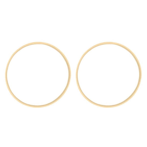 2X Dream Bamboo Rings,Wooden Circle Round Catcher DIY Hoop 10cm