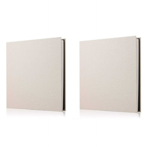 NEW 2X Photo Album Scrapbook Linen DIY Memory Book Thick Pages with Protective Film Save Images Permanently,Best Gift Choice