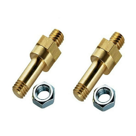 2pcs Side Mount Battery Copper Screw 3/8 Post Terminal Bolt 3/8inch-16