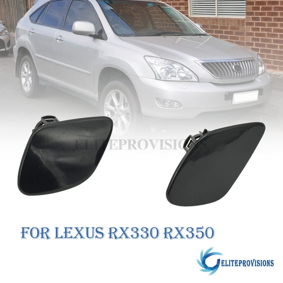 NEW 2x For Lexus RX330 RX350 Headlamp Washer Nozzle Cover Headlight Cleaning Cap