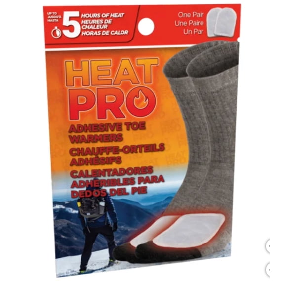 NEW 30 Pairs / Box Heat Pro Adhesive Toe Warmers 5 Hours of Heat