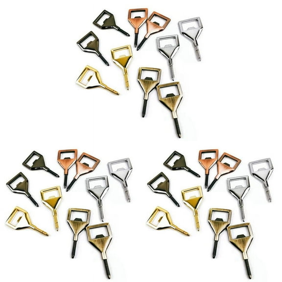 NEW 30X Metal Bottles Opener Kits Blank Insert DIY Beer Square