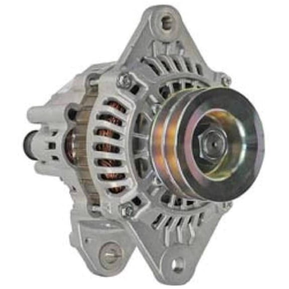 OEM Grade 24V 35A Alternator Compatible with Caterpillar 320C 318C 315C 314C 312C 311C Excavator CAT 3064 3066 Mitsubishi Type S4K-T S6K-T Turbo Diesel 2-Pin Replaces 2128622