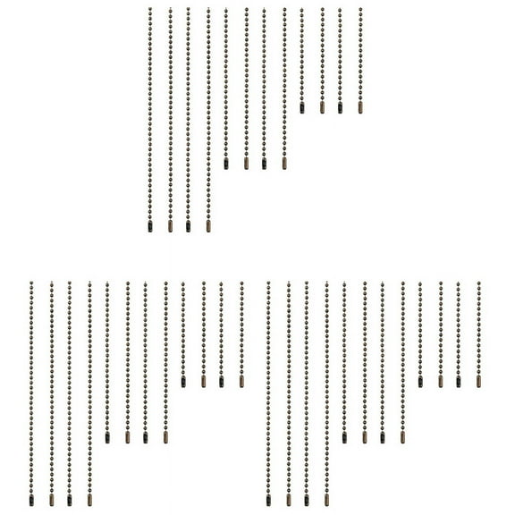 36 Pieces Ceiling Fan Pull Chain Extender Bronze Extension 12/24/ Inches Extra Long