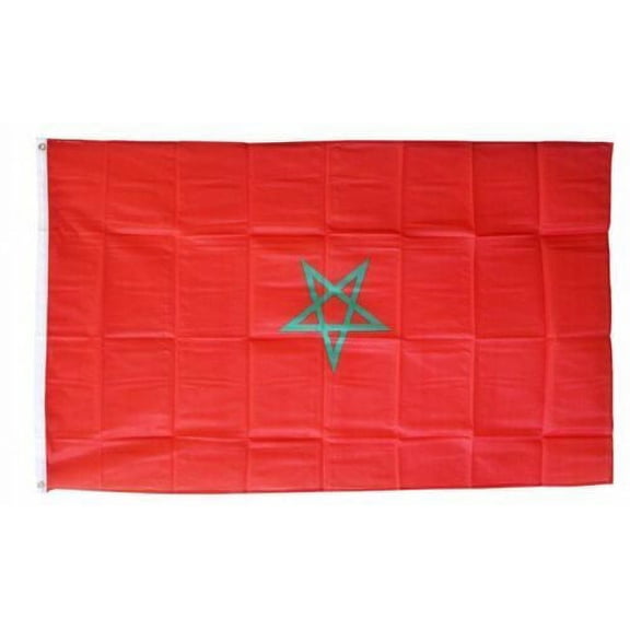 NEW 3X5 MOROCCO FLAG 3'X5' 3FT X 5FT MOROCCAN NEW F702