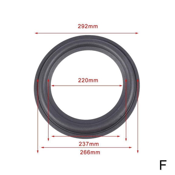 NEW 4~12 Inch Audio Repair Rubber Ring Speaker Surround Edge Pr M4Q3 Repair Edge I4R7