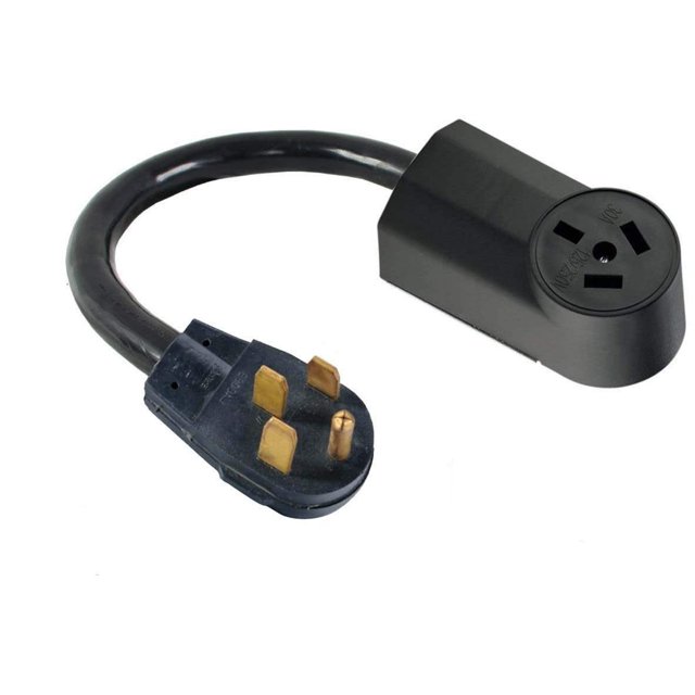 NEW 4PIN 1450P MALE PLUG TO 1050R 3PRONG FEMALE RECEPTACLE POWER