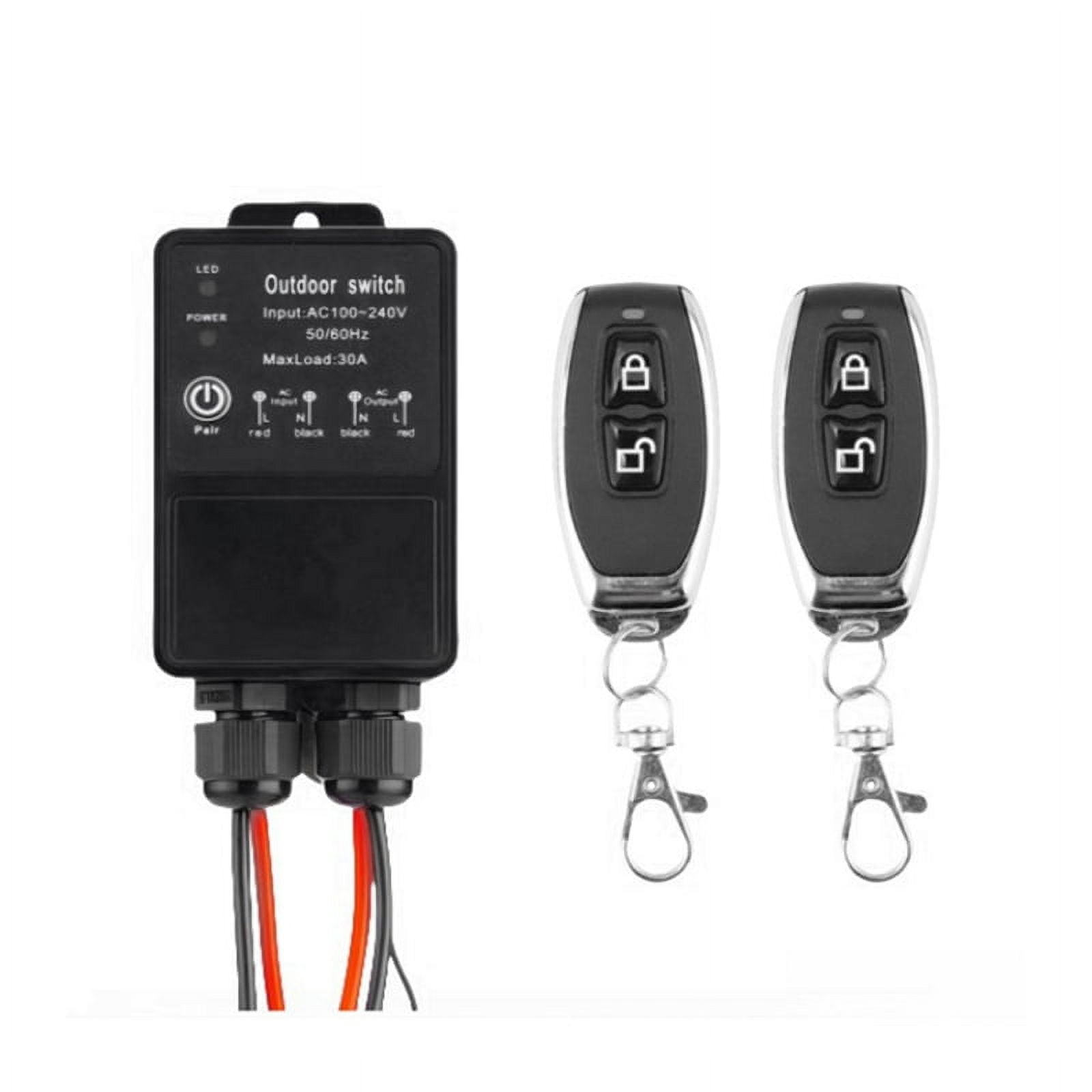NEW 433MHz Wireless Remote Control Switch Transmit 220V High Power ...
