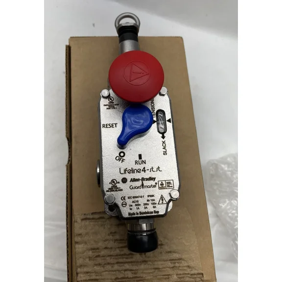 NEW 440E-L22BNSL GUARDMASTER LIFELINE 4 STAINLESS ROPE PULL SWITCH ALLEN BRADLEY