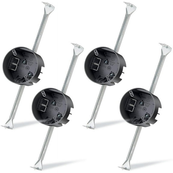 NEW 4Pcs Ceiling Fan Brace,Adjustable 14-24.5Inch Electrical Box with Support Bars,for & Light Fixture Installs