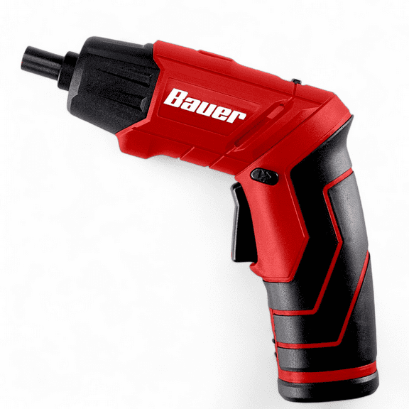 NEW 4V Cordless 1/4 in. Screwdriver with Integrated Flashlight Kit with 4 Insert Bits and Wall Charger