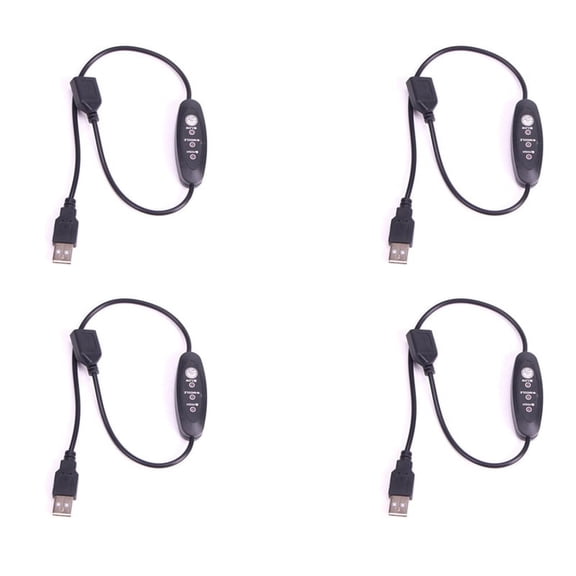 NEW 4X USB 5V-12V Temperature Controller Heater Thermostat 3-Speed Adjustable 24W