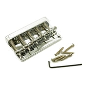 NEW - 5-String Metric Bass Bridge, #DCBB5R C - CHROME