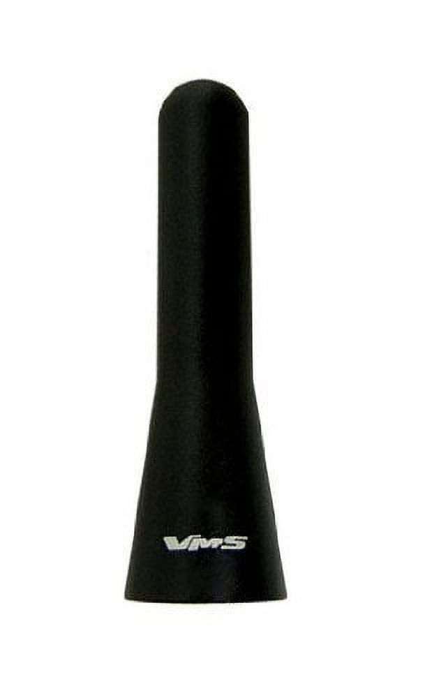 Real Carbon Fiber Short Antenna - 3 Inch White Aluminum With Black Carbon For Saturn Sky & More