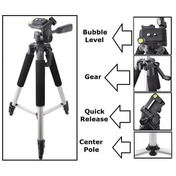 NEW 57" Pro Series New Tripod With Case for DC-GX9 DC-G9 DC-ZS200