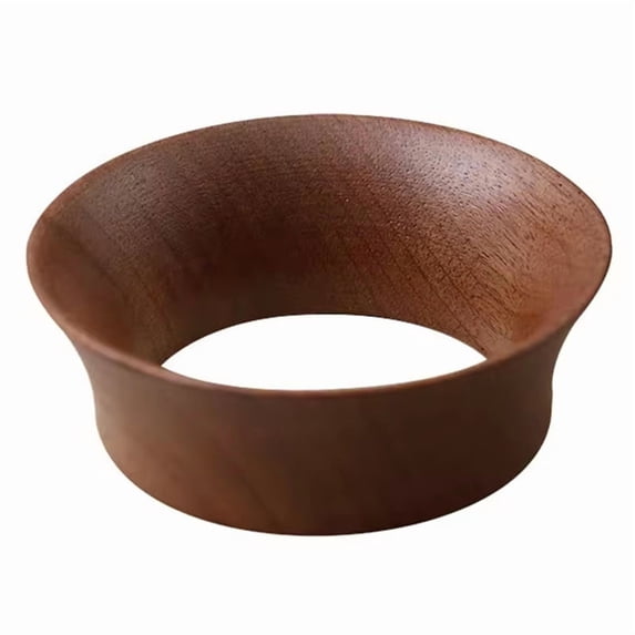 NEW 58mm Walnut Wood Espresso Dosing Cup - Coffee Brewing Funnel & Portafilter Ring Accessories