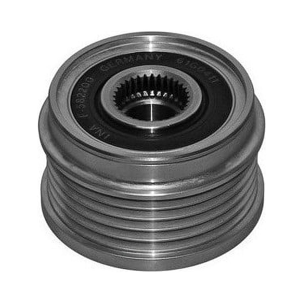 Rareelectrical NEW CLUTCH PULLEY COMPATIBLE WITH FREIGHTLINER F-228824.07 611-155-02-15 6111550315 230292 NEW 6 GROOVE CLUTCH PULLEY IS COMPATIBLE WITH VOLVO 9472909 021040