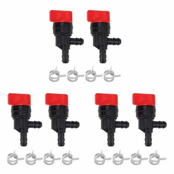 NEW 6PCS 1/4 Inch 90 Degree Fuel Shut Valve for 698181 494539 697944 35857