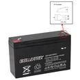 thumbnail image 1 of NEW 6V 12Ah SLA F2 Battery Rechargeable AGM Compatible with UB6120, D5778, 1 of 2