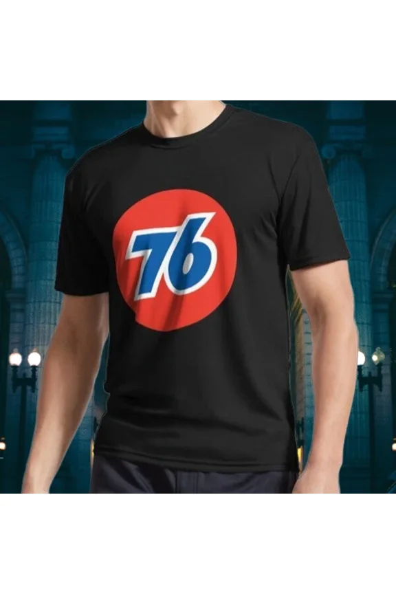 NEW! 76 Gas Stations Logo Long Sleeve T-Shirt Funny Size S to 5XL