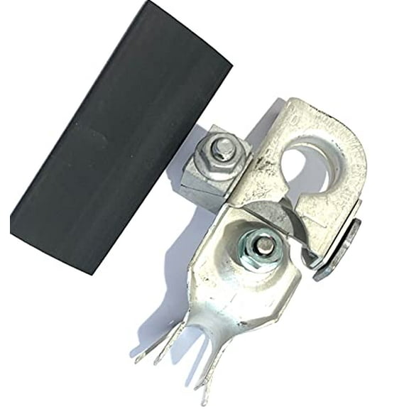 NEW 7T4Z-14450-BA Crimp NEGATIVE Battery Terminal for Corroded Replacement on F 150 Rangers Vans and many other vehicles - up to 1 AWG Cable w Heatshrink