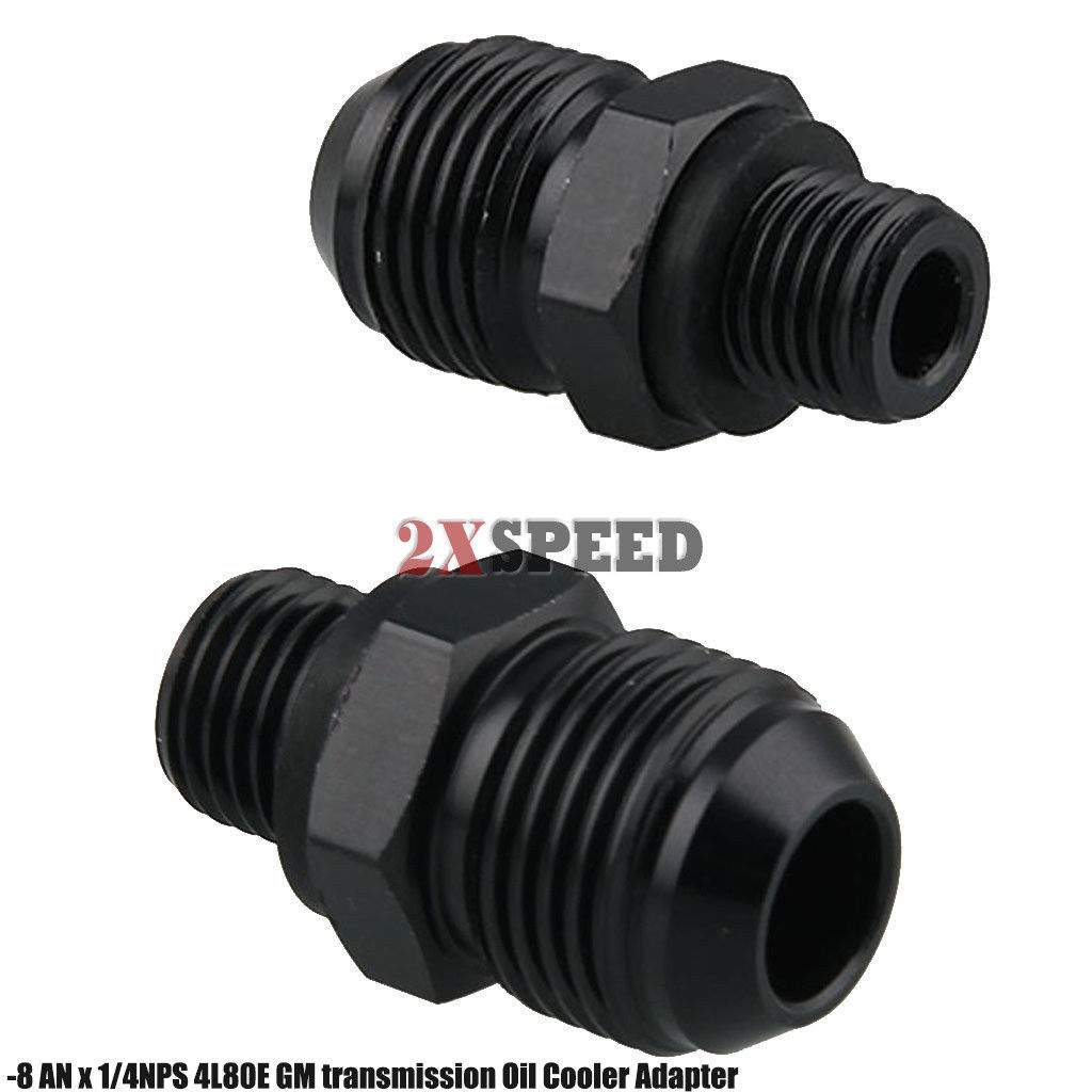 Priprilod 551124 6AN x 1/4NPS Transmission Oil Cooler Adapter
