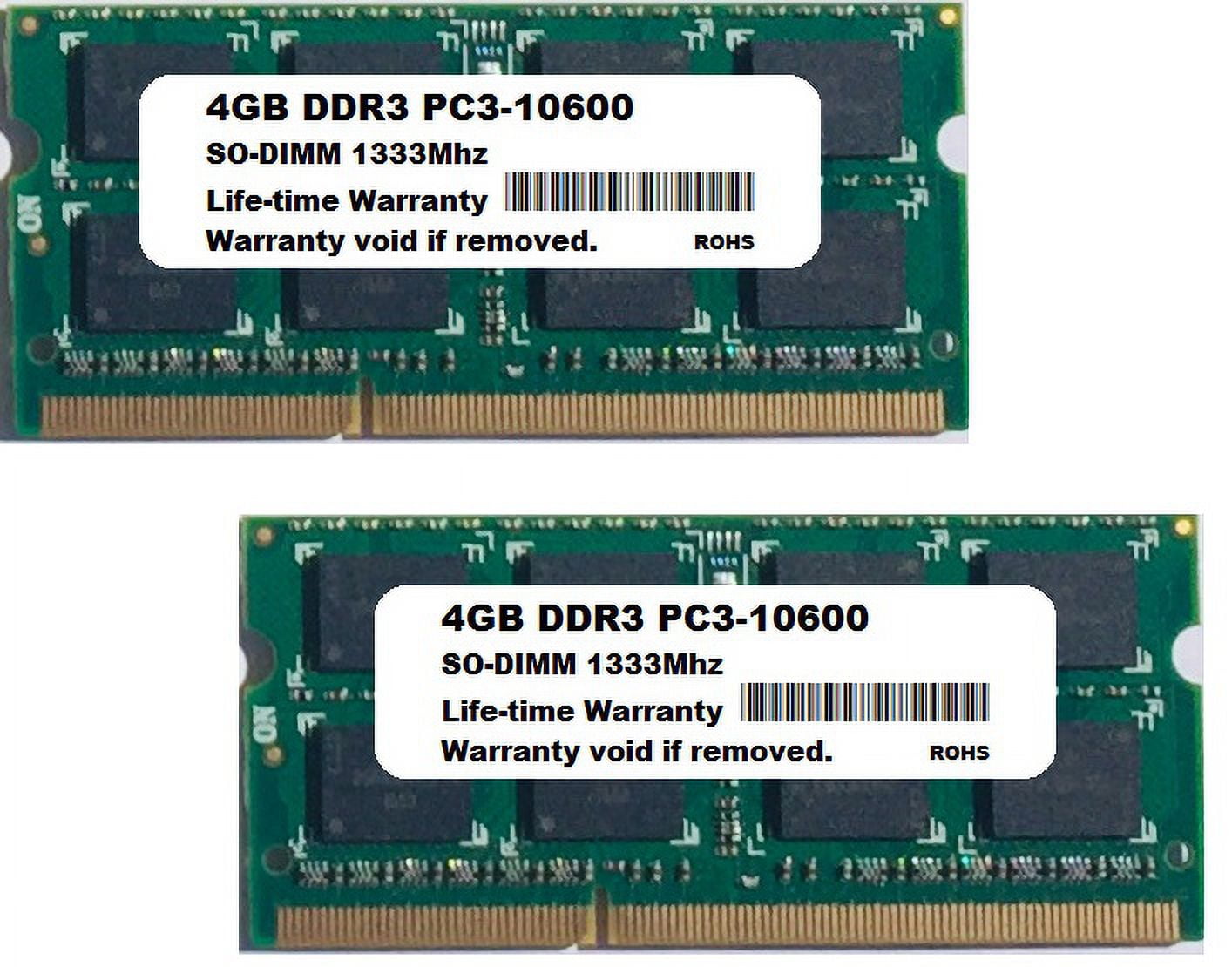 8GB (2x4GB) DDR3 SODIMM RAM For Dell Latitude E6410 – 1066MHz PC3-8500