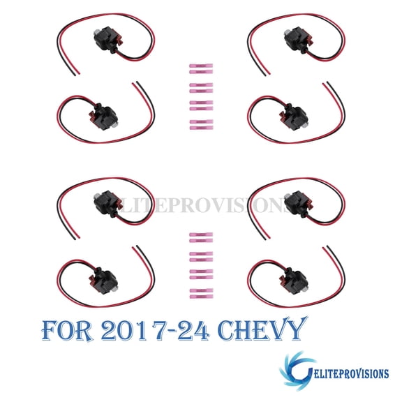 NEW 8PCS Fuel Injector Pigtail Connector Kit For 17-24 Chevy L5P 6.6 Duramax