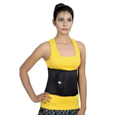 NEW ABDOMINAL BINDER HERNIA SUPPORT BELT One Truss Pads Elastic Adjustable