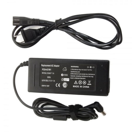 NEW AC Battery Charger for Sony Vaio pcg xg9 PCG-F280 pcg-fx215 vpcw12s1e gr214mp PCG-GR150K Cord