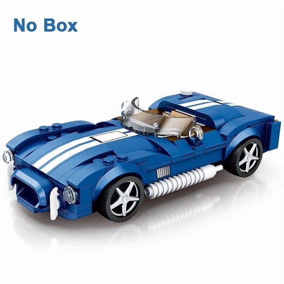 NEW AC COBRA Sports Car Building Block Creative City Vehicle Classic Car Model Bricks Desktop Display Toys For Kids Holiday Gift