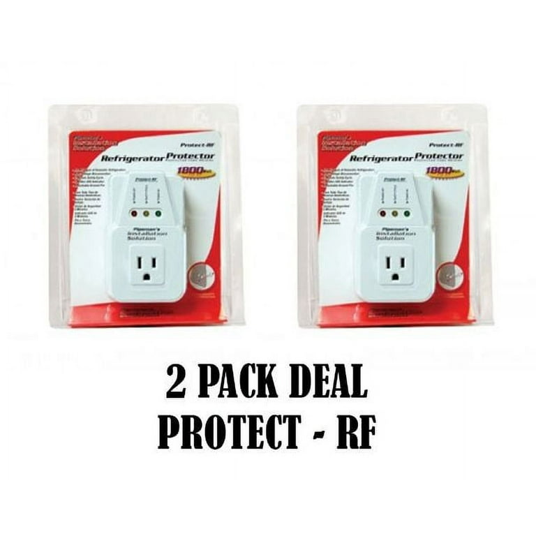 NEW AC Voltage Protector Brownout Surge Refrigerator 1800 Watt Appliance 2  PACK DEAL - Best Connections