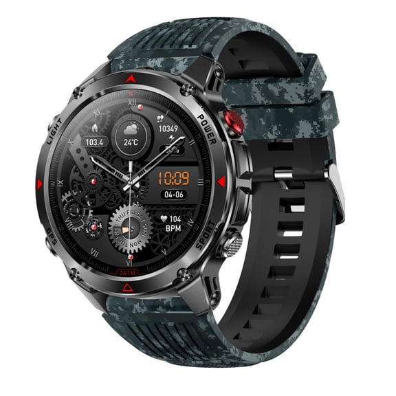NEW AIEK HT37 Outdoors Military GPS Sports SmartWatch Men RIDE Run GPS tracker Swim 3ATM Compass Altimeter Fitness Tracker Smartwacth