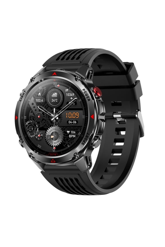 NEW AIEK HT37 Outdoors Military GPS Sports SmartWatch Men RIDE Run GPS tracker Swim 3ATM Compass Altimeter Fitness Tracker Smartwacth