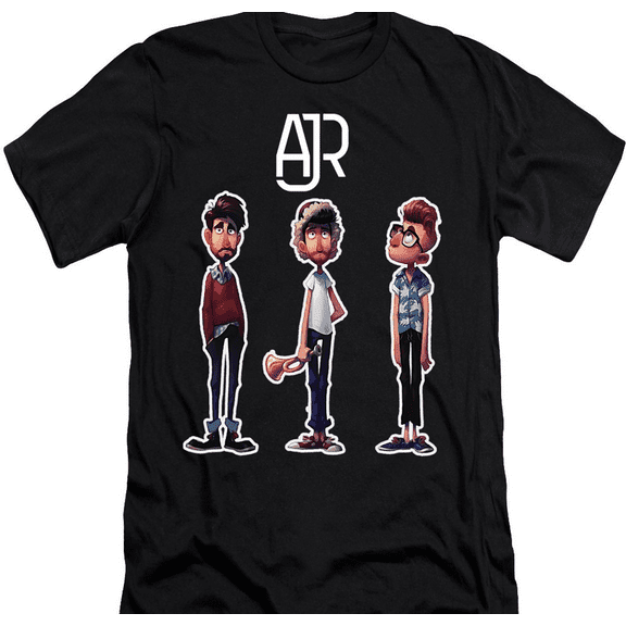 NEW AJR band caricature T-shirt Black Unisex All Sizes S to 5Xl JN182