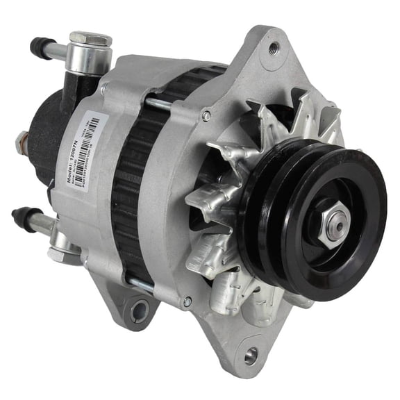 Alternator with Vacuum Pump Compatible with 1990-1997 Isuzu NPR 1995-1998 NQR 3.9L 236cid 4BD1 Turbo Diesel Medium Duty Truck Hitachi LR170-418 10459448 10459464 8970237331