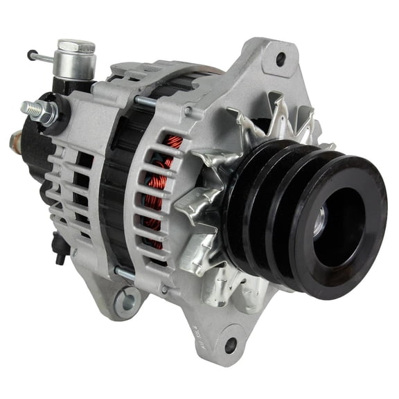 OEM Grade 110A Alternator Compatible with 2003-2007 Isuzu NPR NQR NRR Chevy GMC W Series 4HE1 4.8L 4HK1 5.2L Diesel LR1110-501 8972482970 LR1110501 LR1110-501B LR1110-501BAM I4 Turbo