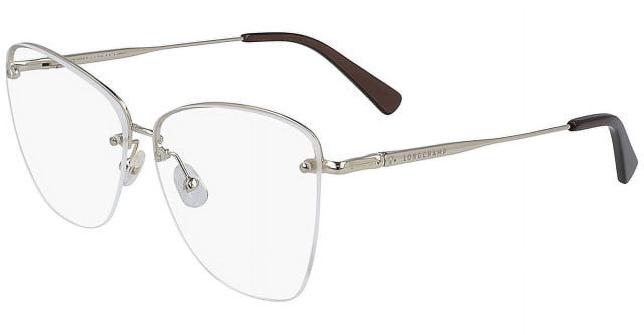 NEW Longchamp LO2126 060 Grey Marble Eyeglasses 49mm with LO Case Longchamp LO2120 260 Gold/Beige Eyeglasses | SmartBuyGlasses US main image 4