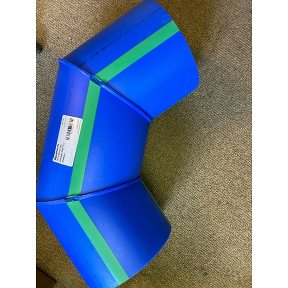 NEW AQUATHERM BLUE PIPE 7412138 PIPE 90 DEG ELBOW, 10 IN, BUTT WELD
