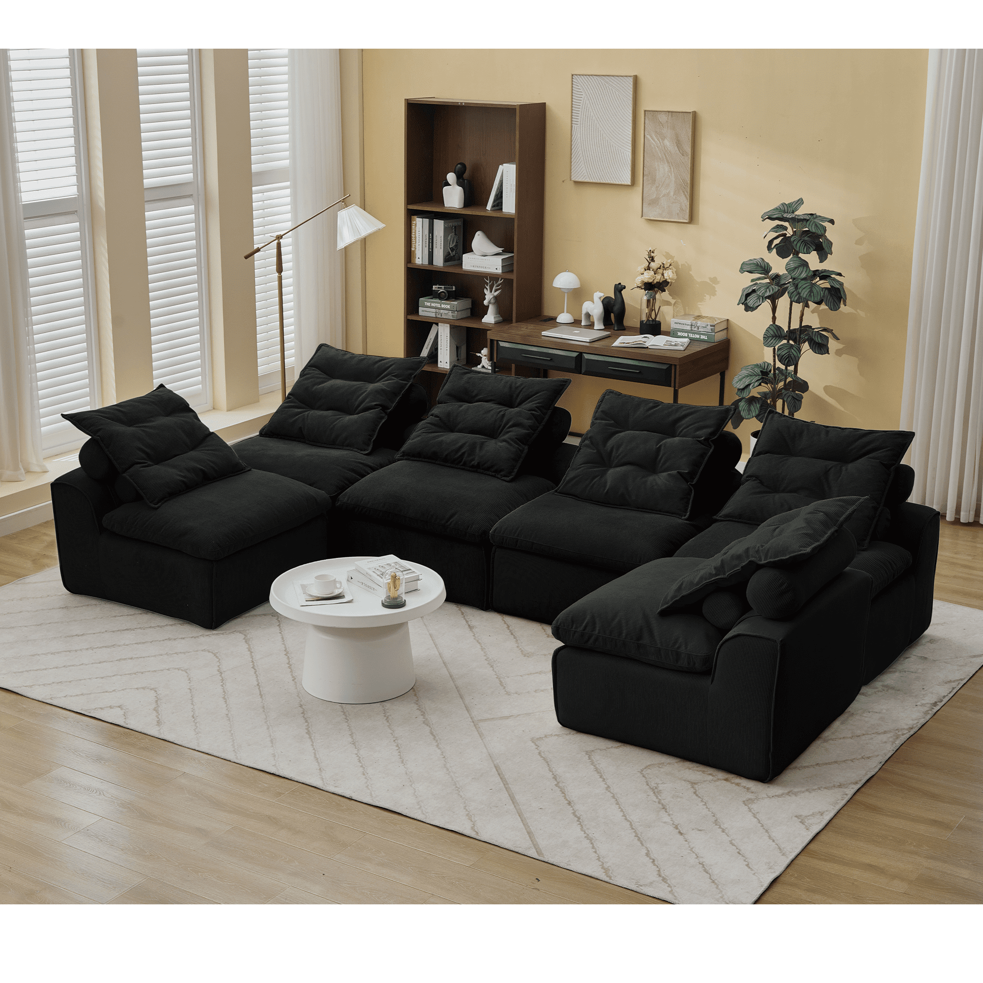 [NEW ARRIVED] [VIDEO PROVIDED]Modular Sofa,No Armrests,At will DIY ...