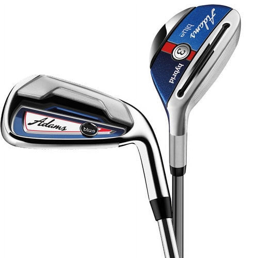 Adams Blue Combo Iron Set 3H+4H+5PW (Graphite, SENIOR) Golf NEW