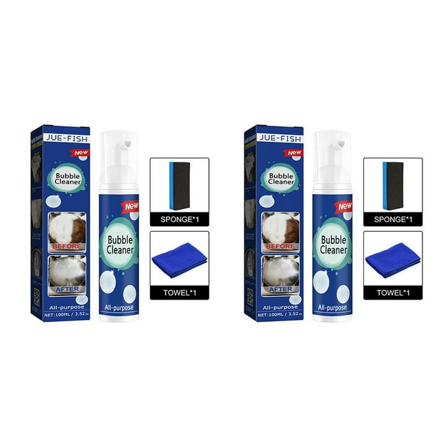 NEW_AllPurpose Foam Spray 2 Pack Bubble Cleaner for Efficient