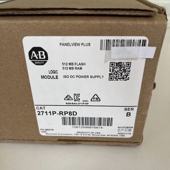 NEW Allen-Bradley PanelView Plus 6 Logic Module 2711P-RP8D US Free Tax