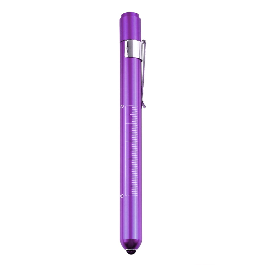 NEW Aluminum Purple Penlight Pen LED Light Torch Medical EMT Surgical