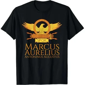 NEW Ancient Roman Emperor Marcus Aurelius Stoic Philosophy Quote T-Shirt S-5XL