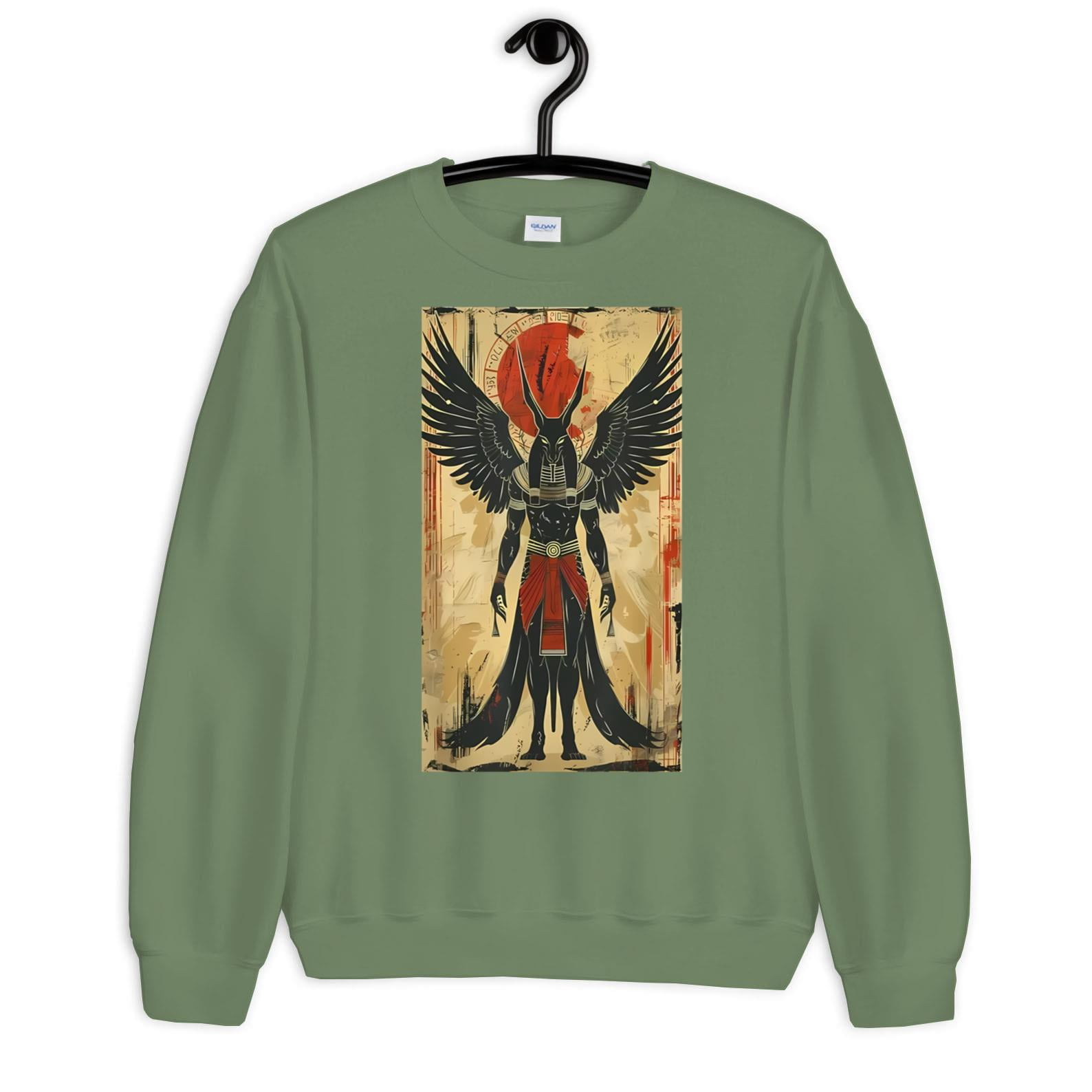 T-shirt Anubis Dieu égyptien - Tailles S à 4XL, 100% Coton, Personnalisable, Neuf