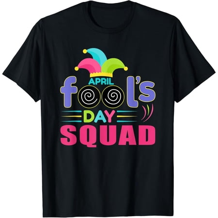 NEW!!! April Fool's Day Squad Shirt - Jester Hat Prank Joke April 1 T-Shirt